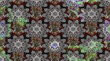 Modaya uygun kumaş deseni. Küçük çiçekteki sevimli çiçek deseni. Tony 'nin kumaş kalıbını çiz. Raster illüstrasyonu.