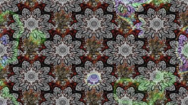 Modaya uygun kumaş deseni. Küçük çiçekteki sevimli çiçek deseni. Tony 'nin kumaş kalıbını çiz. Raster illüstrasyonu.