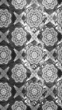 Gri ve nötr renkte çiçekler. Renkli Yaz Temalı eskiz kalıbı. Sevimli çiçek raster deseni. Düz Çiçek Elementleri Tasarımı.