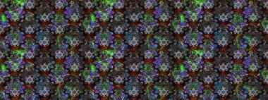 Siyah ve gri renkli çiçekler. Küçük çiçekte sevimli çiçek deseni var..