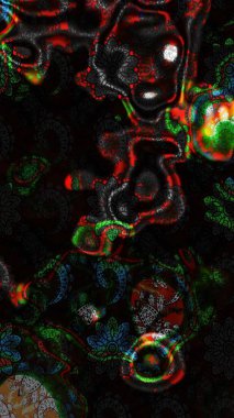 Raster düz çiçek çizim deseni. Gri ve siyah renkli çiçekler. Tasarım hediye paketi, tebrik kartları, posterler ve afiş tasarımı.