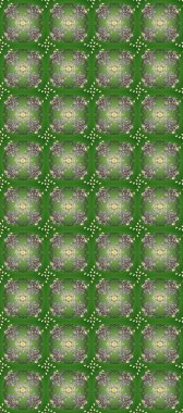 Altın yeşile, gri ve nötr renklere. Doğum günü kartı, davetiye ya da afiş için iyidir. Dekoratif simetri arabesk. Kusursuz ortaçağ çiçek deseni. Raster illüstrasyonu.