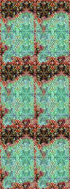 Şekil verilmiş çiçeklerle eskiz deseni. Süslü zentangle çizim dokusu, soyut çiçeklerle süslenmiş. Çiçek deseni duvar kağıdı, şablon dolguları ve web sayfası arkaplanı için kullanılabilir.