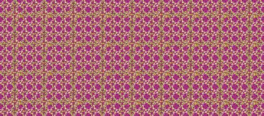 Doğulu süsü. Altın desenli sarı, mor ve bej renklerde altın elementler. Kusursuz altın desen.