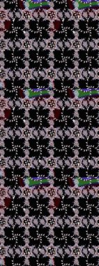 Düz Çiçek Elementleri Tasarımı. Güzel kumaş deseni. Yazdır. Güzel eskiz şekli. Raster çiçekli arka plan. Renkli Yaz Teması çizim şablonu.