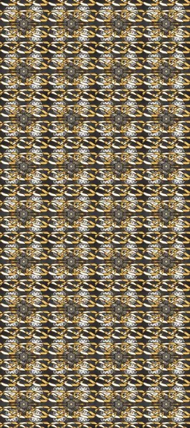 Bej, gri ve kahverengi renklerde altın element. Lüks, kraliyet ve Viktorya dönemi konsepti. Süslü raster dekorasyonu. Klasik barok çiçekli, bej, gri ve kahverengi üzerine altın desenli..