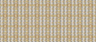 Siyah ve kahverengi renklerde altın elementler. Geleneksel klasik raster altın pürüzsüz desen. Barok tarzında kusursuz bir doğulu süsü..