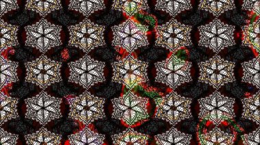 Çiçekli siyah ve kahverengi eskiz deseni. Klasik taslak çizimi. Raster Yumuşak kumaş deseni. Raster çiçek izi..