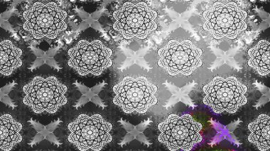 Çiçekli çiçek deseni, suluboya. Küçük çiçekte güzel bir çiçek deseni var. Raster deseni.