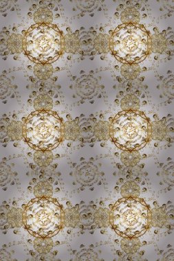 Barok tarzında kusursuz bir doğulu süsü. Kahverengi beyaz ve altın elementli geleneksel altın sarısı desen.