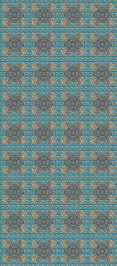 Raster illüstrasyonu. Oriental raster klasik mavi, gri, kahverengi ve altın desenli. Kusursuz soyut arkaplan.