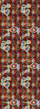 Küçük gri çiçekli oldukça eski bir besin torbası deseni. Millefleur 'lar. Tekstil, kumaş, kapaklar, duvar kağıtları, baskı, paket, koleksiyon defteri, örgü, dekupaj için çiçek arkaplanı..