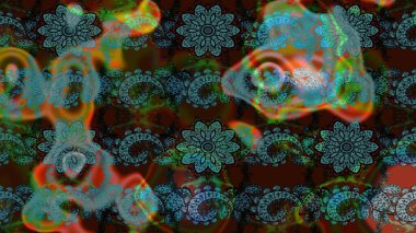 Kahverengi ve mavi lale çiçekli Raster eskiz deseni. Doğal kozmetik ürünleri, parfüm, çiçekçi dükkanı için bahar ihalesi tasarımı. Paket kağıdı için en iyisi. Karşılama ya da düğün geçmişi olarak kullanılabilir.