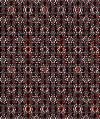 Eskiz geçmişi. Kumaş, tekstil, duvar kağıdı baskısı için. Raster. Eski usul. Tomurcukları çiçek olan sevimli bir çiçek deseni. Raster illüstrasyonu.