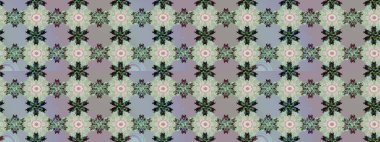 Kumaş desenli papatya çiçeği detayı. Gri ve nötr renkte çiçekler.