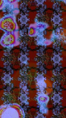 Düz Çiçek Elementleri Tasarımı. Renkli Yaz Temalı eskiz kalıbı. Modaya uygun kumaş deseni. Sevimli çiçek raster deseni.