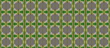 Altın element gri, yeşil ve nötr renklerde. Damask kusursuz yinelenen arkaplan. Doku arka planında altın duvar kâğıdı. Barok tarzında altın çiçekli süs..