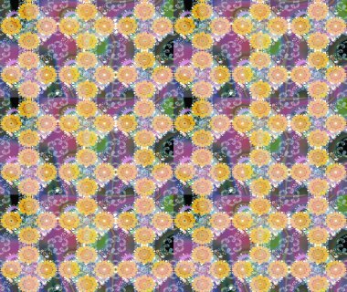 Tekstil, kumaş, kapaklar, duvar kağıtları, baskı, naylon, koleksiyon defteri, örgü, dekupaj için güzel bir eskiz. Küçük bej çiçeklerle oldukça kaliteli beslenme çantası deseni.