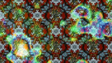 Moda baskıları için zarif bir şablon. Halk tarzı. Modern çiçek arkaplanı. Parlak renkli çiçekleri ve yeşil ve mavi renkte yaprakları olan muhteşem bir çiçek deseni..