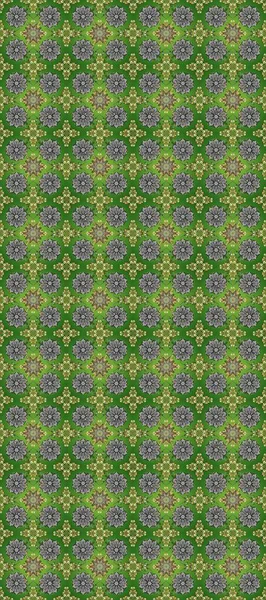 Barok tarzında kusursuz bir doğulu süsü. Raster oryantal süs. Geleneksel klasik altın desen. Altın desenli yeşil, gri ve nötr altın elementlerle.