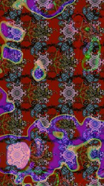 Tekstil veya kitap kapakları, imalat, duvar kağıtları, baskı, hediye paketi ve yapıştırma kitabı için çiçek eskizi geçmişi. Raster illüstrasyonu. Küçük ölçekli çiçeklerdeki basit sevimli desen.