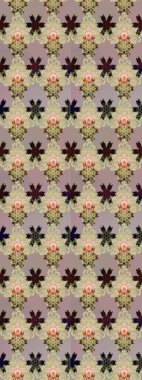 Küçük ölçekli çiçek basit şirin desende. Üretim, duvar kağıdı, baskı, hediye paketi ve scrapbooking Tekstil veya kitap için çiçek sorunsuz arka plan kapsar. Raster illüstrasyon.