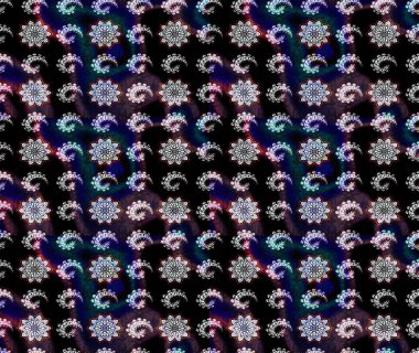 Düz Çiçek Elementleri Tasarımı. Çiçekli eskiz çizimi. Renkli Yaz Temalı eskiz kalıbı. Siyah ve mavi renkte çiçekler.