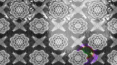 Renkli Bahar Teması eskiz kalıbı. Güzel kumaş deseni. Raster illüstrasyonundaki çiçek desenli çizim. Düz Çiçek Elementleri Tasarımı.