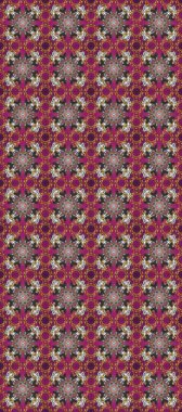 Şık bir grafik desen. Kahverengi, gri ve mor renklerde altın elementler. Çiçek deseni. Duvar kâğıdı barok, İspanyol kumaşı. Kusursuz raster arkaplanı.