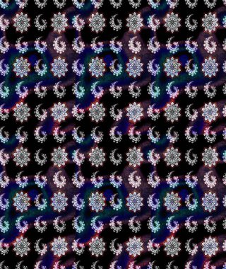 Çiçekli eskiz çizimi. Siyah ve mavi renkte çiçekler. Renkli Yaz Temalı eskiz kalıbı. Düz Çiçek Elementleri Tasarımı.