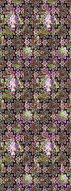 Of doodle elements. Hand drawn Raster illustration. Sketch flower pattern can be used for wallpaper, website background, wrapping paper, invitation, flyer, banner or website.