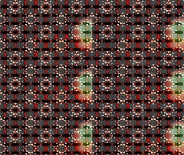 Raster illüstrasyonundaki çiçek desenli çizim. Siyah ve kahverengi renkte çiçekler. Düz Çiçek Elementleri Tasarımı. Renkli Bahar Teması çizim şablonu.