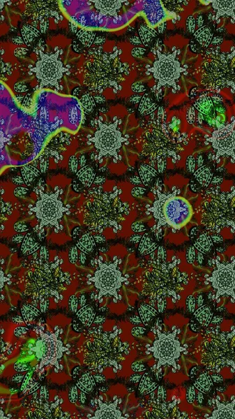 Gömlek, arka plan modelini çiz. Tropik çiçekler. Yeşil ve gri renkte çiçekler.