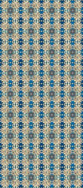 Geleneksel klasik raster altın pürüzsüz desen. Bej, nötr ve mavi renklerde altın elementler. Barok tarzında kusursuz bir doğulu süsü..