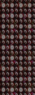 Tatil havası. Bahar mevsimi. Raster güzel bir çiçek deseni çizmiş. Nazik romantik baskı.