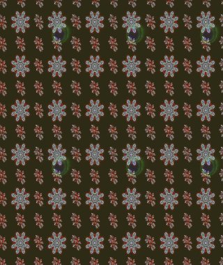 Raster deseni. Sanat ilham verici ve kahverengi tarzı çiçekler ve arka plan bırakır. Karalama çiçekleri çizim kalıbı. Gri ve kahverengi el çizimi desen.