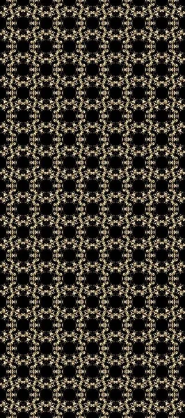 Çiçek süsü kumaş deseni, cam, çiçek desenli altın elementli siyah, bej ve kahverengi renkler. Klasik raster altın pürüzsüz desen.