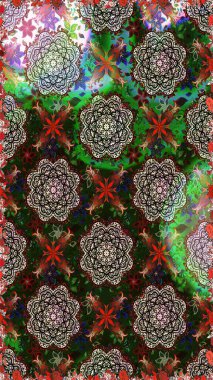 Tekstil ve kapak tasarımı için mükemmel. Doodle tarzı. Renkli gri ve yeşil pürüzsüz desen. El çizimi dikişsiz sonbahar çiçekleri deseni. Gri ve yeşil renkte çiçekler.