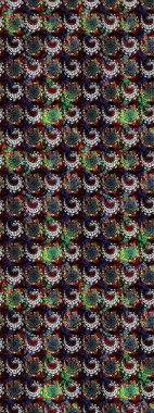 Paisley el çizimi elementler. Fantezi çiçekli eskiz deseni, doğal duvar kağıdı, çiçek desenli kıvrım çizimi. Ev dekoru.