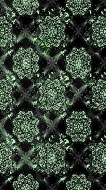 Raster illüstrasyonu. Tomurcukları çiçek olan sevimli bir çiçek deseni. Eskiz geçmişi. Eski usul. Raster. Kumaş, tekstil ve duvar kağıdı baskısı için..