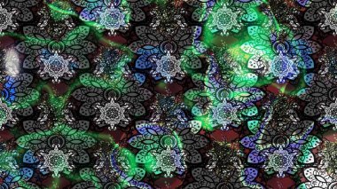 Gri ve siyah renkli çiçekler. Tropik çiçekler. Gömlek çizimi Arkaplan Deseni.