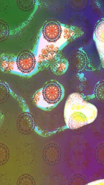 Çiçek arkaplan. Çizim raster deseni. Güzel kumaş deseni.