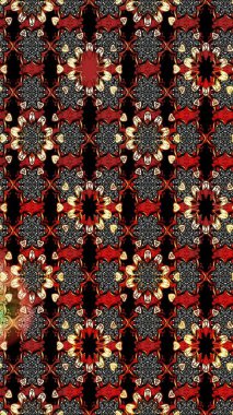 Çiçek desenli eskiz, yaz çiçekleri. Düz Çiçek Elementleri Tasarımı. Renkli Bahar Teması eskiz kalıbı. Siyah ve kırmızı renkte çiçekler.