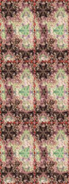 Kahverengi ve bej renkli çiçekler. Renkli bahar temalı eskiz kalıbı. Çiçekli çiçek deseni, suluboya. Düz Çiçek Elementleri Tasarım Raster illüstrasyonu.