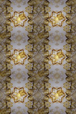 Parlak elementlerin el çizimi. Duvar kağıdı, web sayfası arka planı, ambalaj kağıdı, davetiye, broşür, afiş veya web sitesi için kusursuz çiçek deseni kullanılabilir.