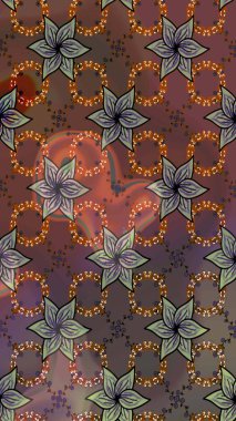 Tekstil, tebrik kartı, boyama kitabı, telefon kılıfı baskısı için kullanılabilir. Kızılderili desenli desenli desenli şal deseni. Etnik Mandala süsü. Raster Henna dövme stili.