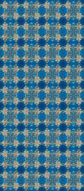 Lüks, kraliyet ve Viktorya dönemi konsepti. Süslü raster dekorasyonu. Altın element mavi, gri ve nötr renklerde. Klasik barok çiçekli desenli altın rengi mavi, gri ve nötr..