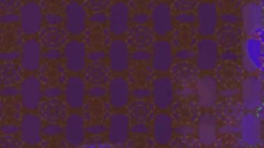 Renkli unsurlarla hareketli arka plan görüntüleri. Çiçekler. Eski model. Bayrak tarzı. Video kaydı. Şablon. Döngü. Kusursuz..