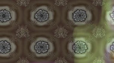 Renkli unsurlarla hareketli arka plan görüntüleri. Çiçekler. Eski model. Bayrak tarzı. Video kaydı. Şablon. Döngü. Kusursuz..