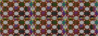 Elle çizilmiş çiçek deseni (fayans). Şirin çiçekli, desenli, kahverengi ve gri renklerde renksiz desenler. Tekstil için suluboya desensiz.